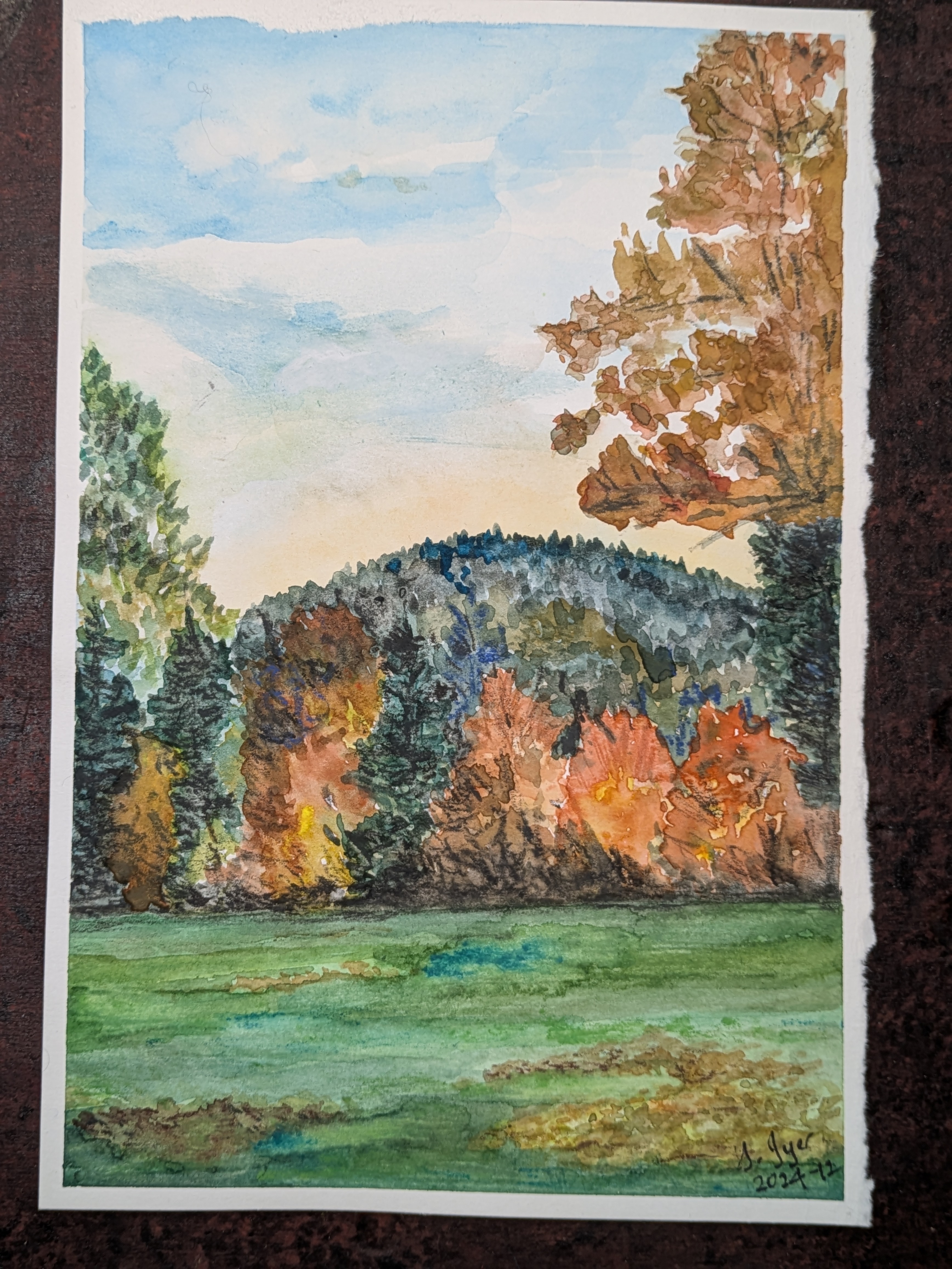 Autumn Hillside Serenity